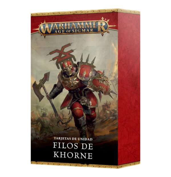 TARJETAS DE
  UNIDAD: FILOS DE KHORNE (ESP