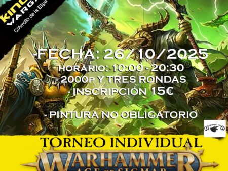 Torneo Individual AOS 26/10/2025