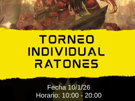 Torneo individual Ratones 10/01/26 KW Madrid