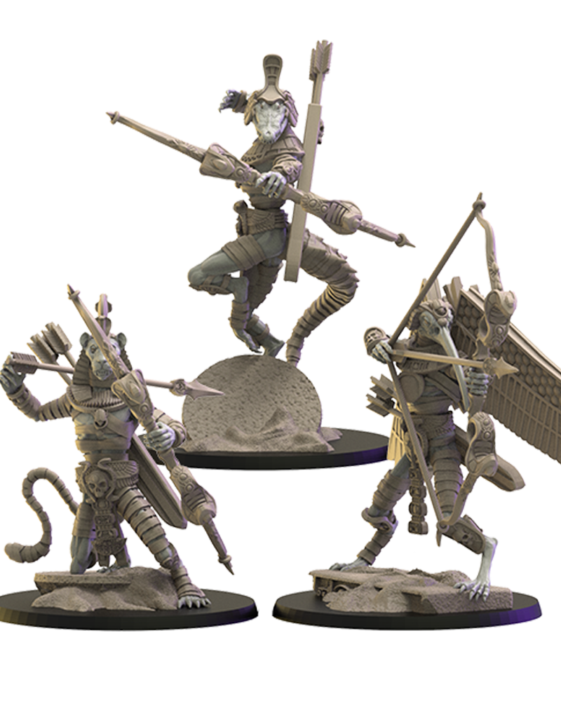 Canopic Guard with Bows