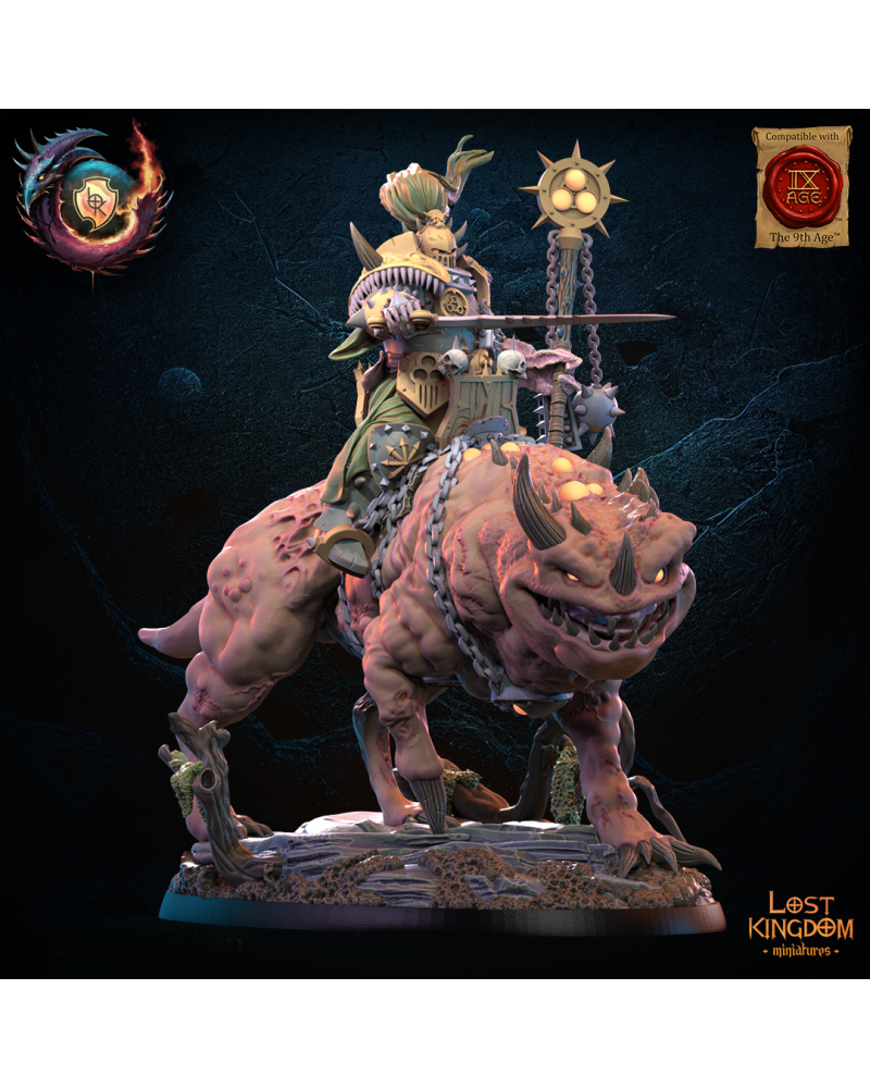 Gluttony Warriors Knight Hero on Rotten Beast