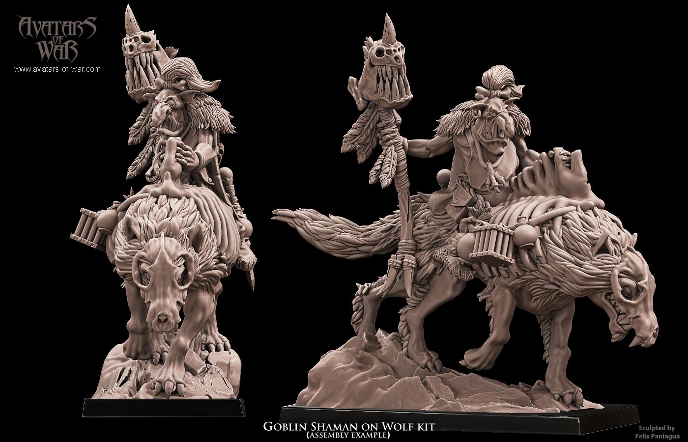 Goblin Shaman on Wolf Kit