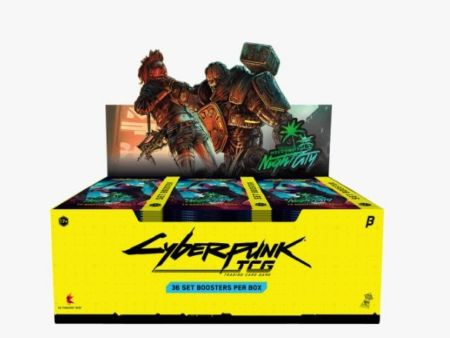 Cyberpunk TCG Welcome to Night City Beta Booster Box 36 Booster