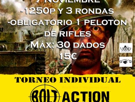 Bolt Action - Torneo de Reclutas