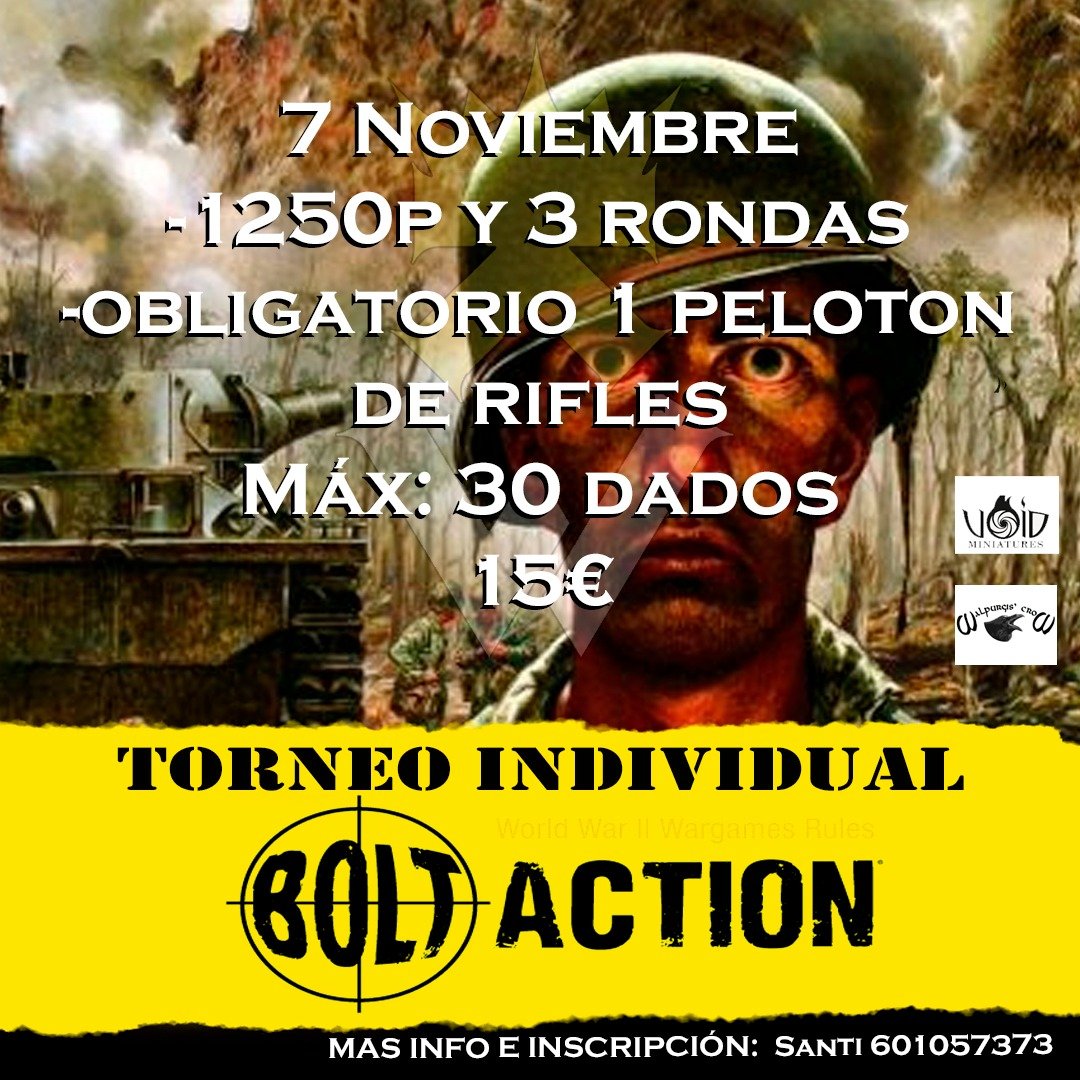 Bolt Action - Torneo de Reclutas